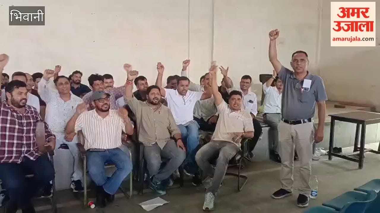 Patwaris stage symbolic strike in Bhiwani; public inconvenienced as portal remains down.