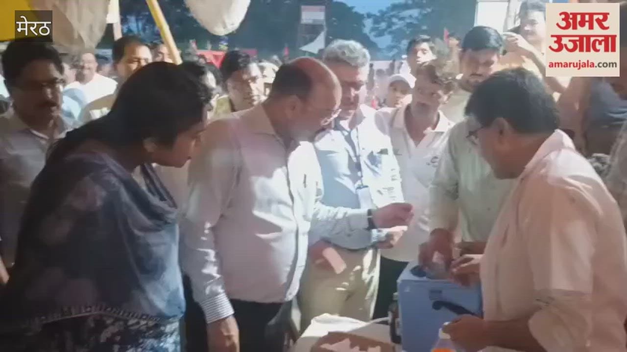 Meerut: District Magistrate inspects the Ganga Canal towpath Kanwar route and reviews the arrangements.