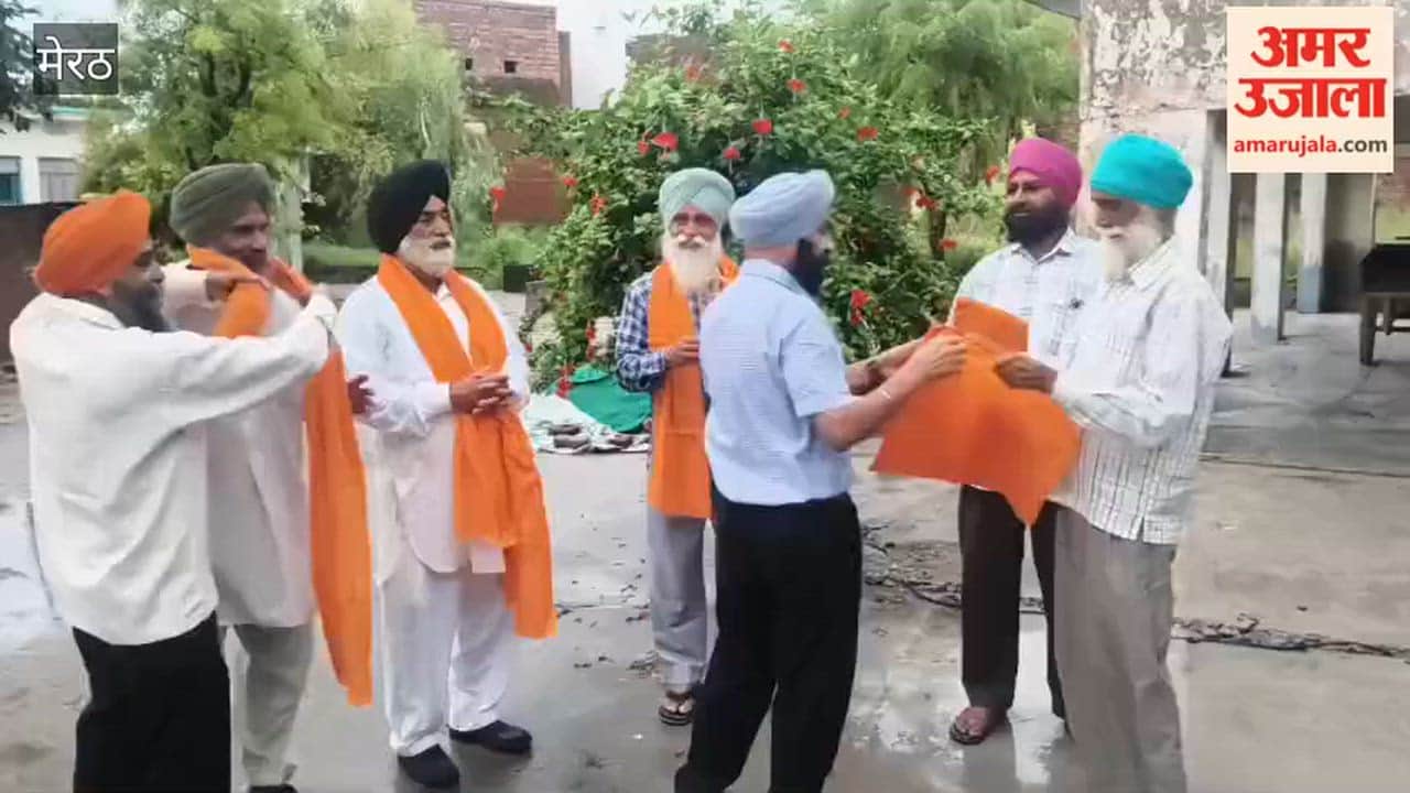 Meerut: Call to follow the teachings of the Guru Sahibs made at the Saropa felicitation ceremony.