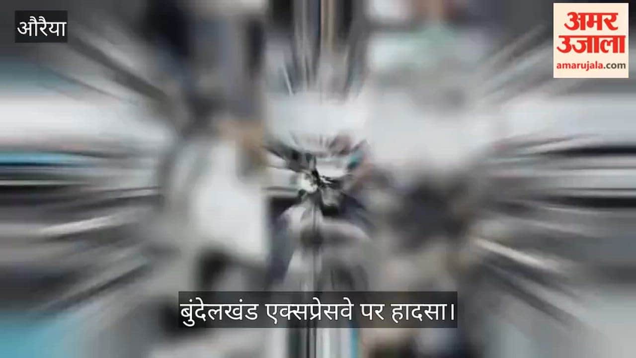 Auraiya-Bundelkhand-Expressway-Car-Truck-Accident-Two-Dead