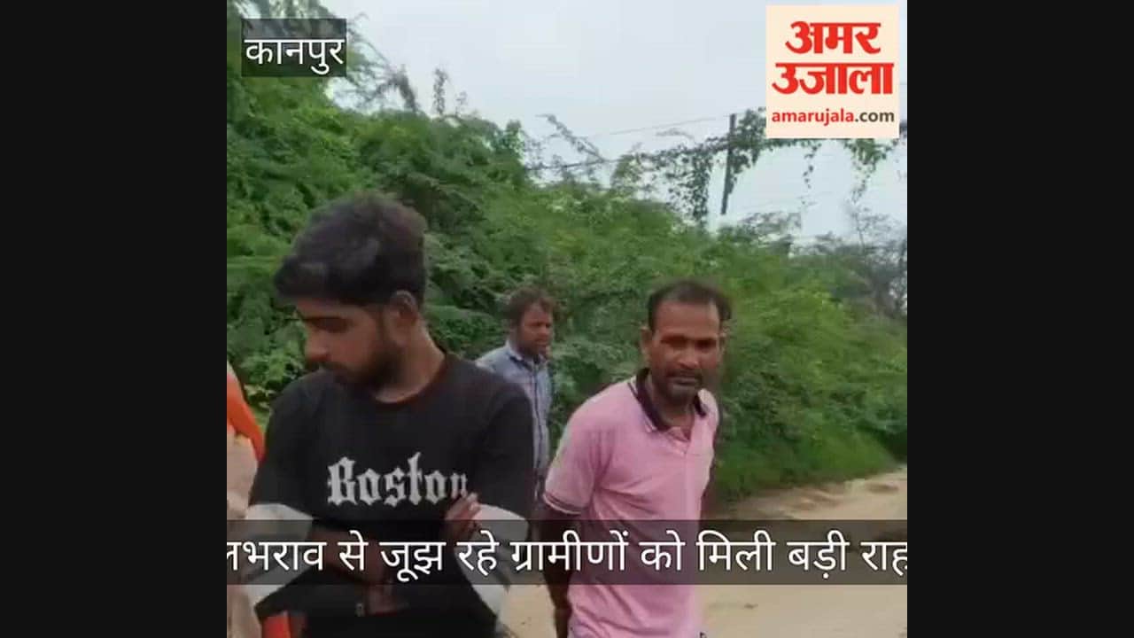 Kanpur Major impact of Amar Ujalas report drainage work using JCBs begins in Tiwaripur
