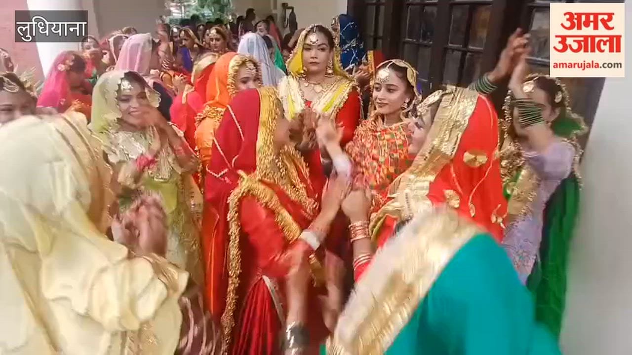 Teej celebration organized at Khalsa College for Women, Ludhiana.