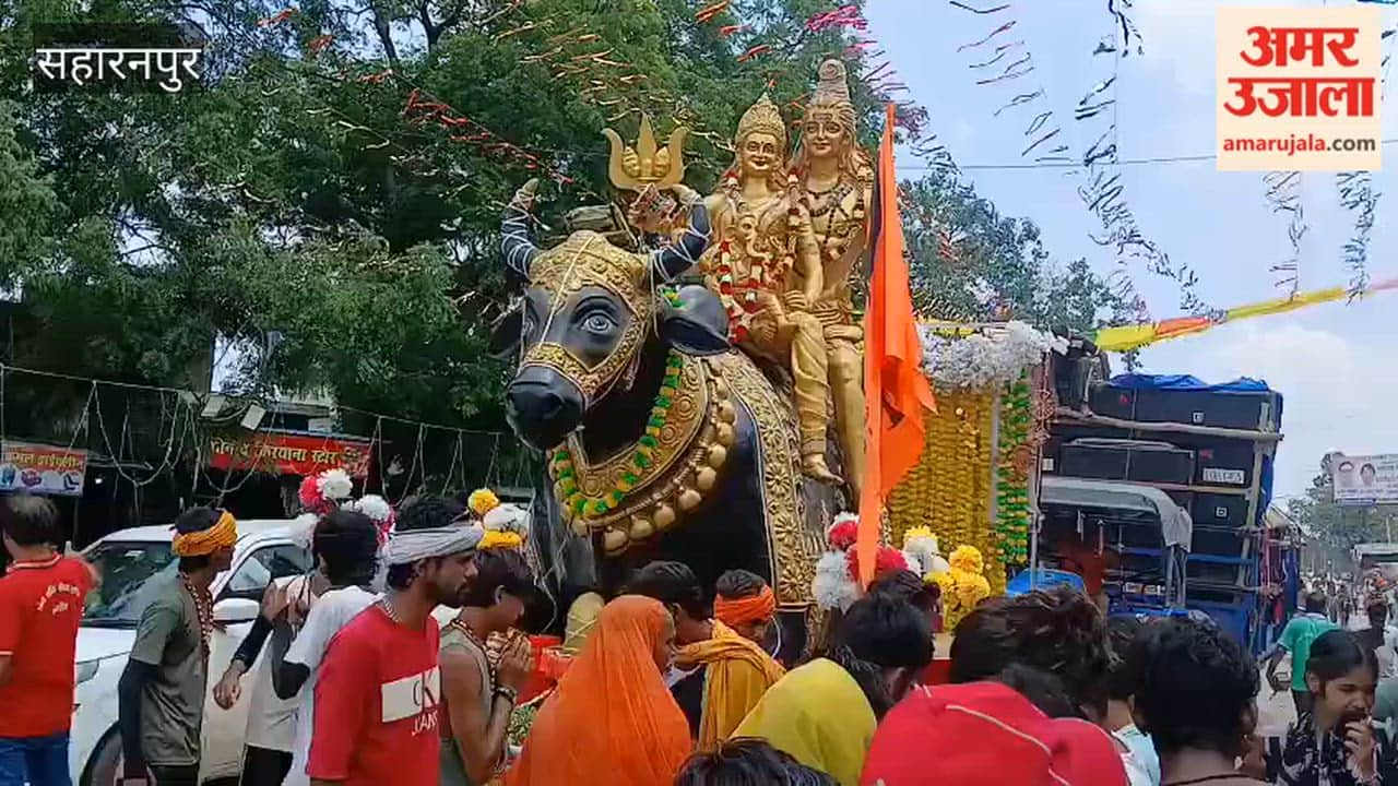 Saharanpur: Kanwariyas from Naval in Karnal Head Towards Destination with Holy Ganga Water