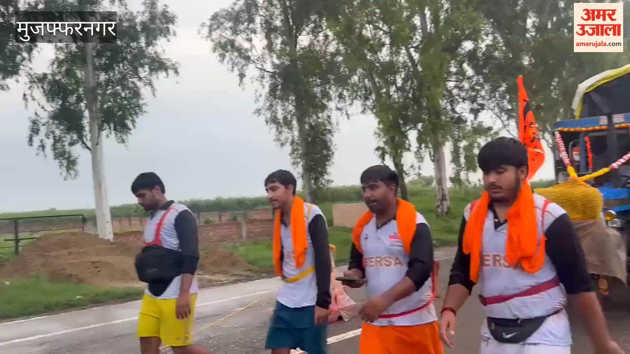 Muzaffarnagar: Haryana Youth Bring Special Kanwar for Dr. Sanjeev Balyan, Reaches Muzaffarnagar