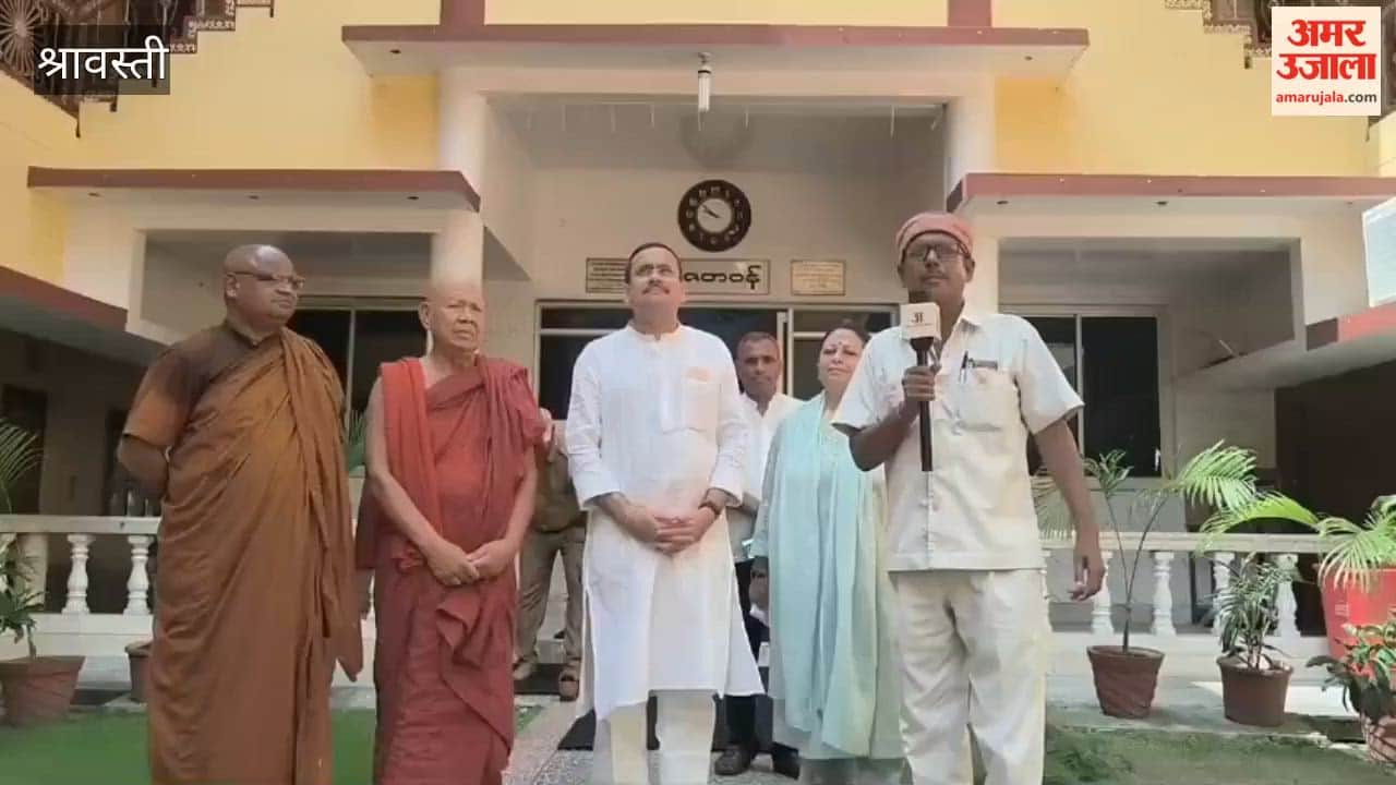 श्रावस्ती में श्यामा प्रसाद मुखर्जी फाउंडेशन के अध्यक्ष ने बौद्ध तपोस्थली का किया भ्रमण