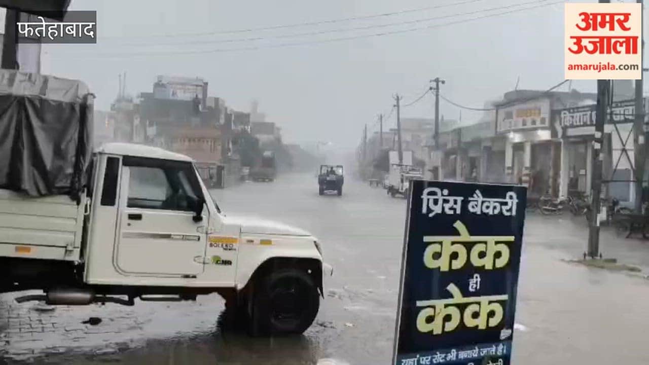 Rain causes waterlogging in low-lying areas of Tohana, Fatehabad; residents face inconvenience.