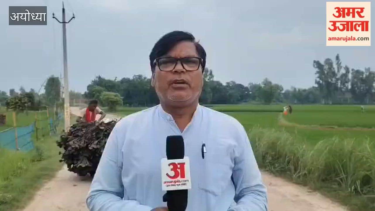 अयोध्या में चार साल में ही जर्जर हो गई मंडी से गुलचप्पा जाने वाली सड़क