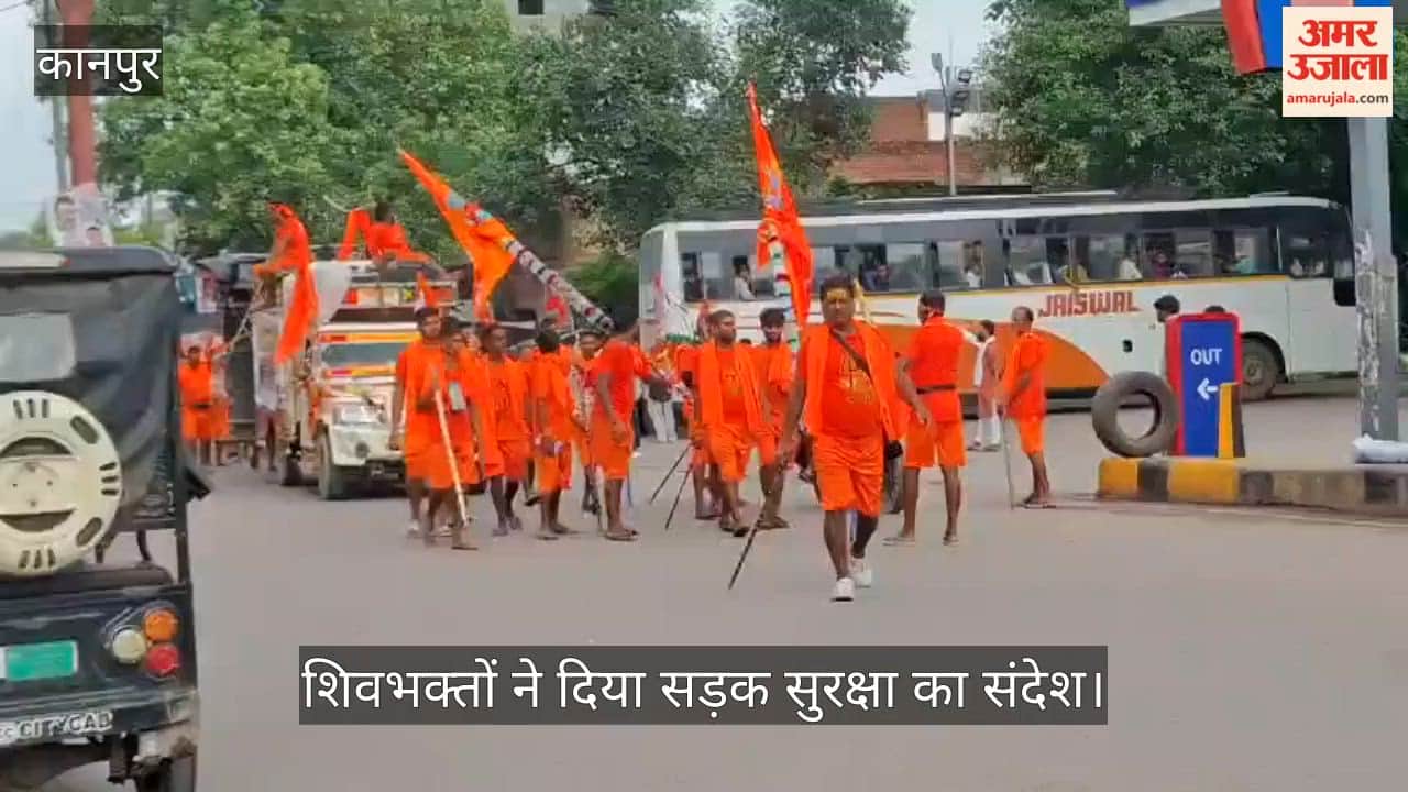 kanpur-kanwar-yatra-road-safety-message-lodheshwar-mahadev