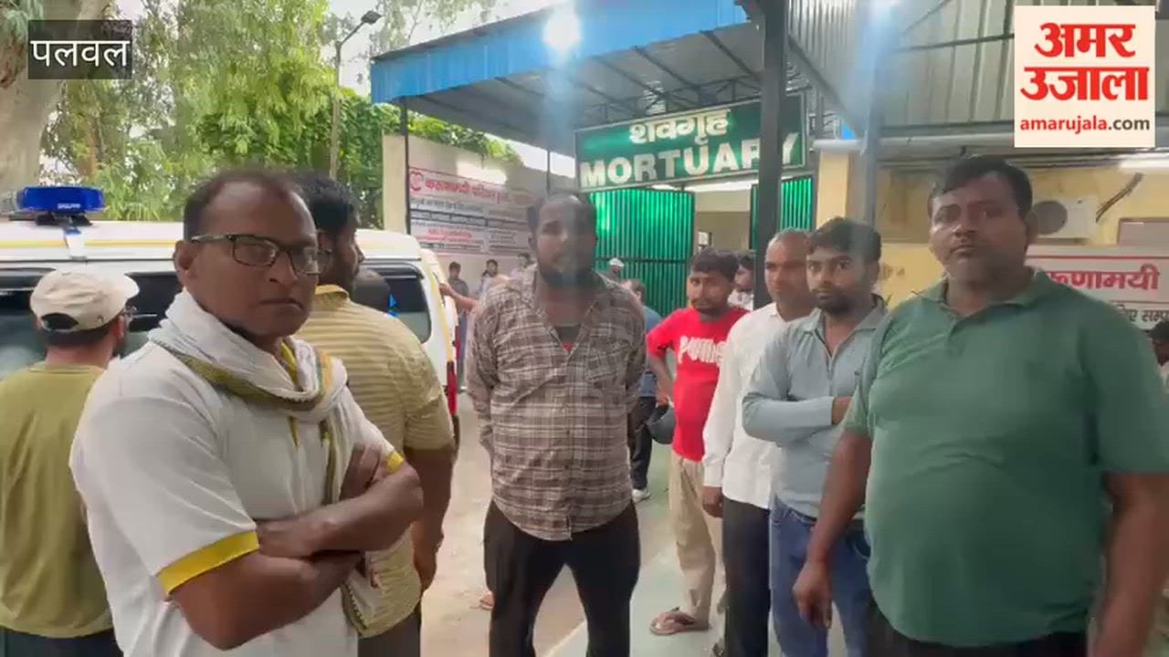 Palwal Container truck hits motorcycle 2 youths killed