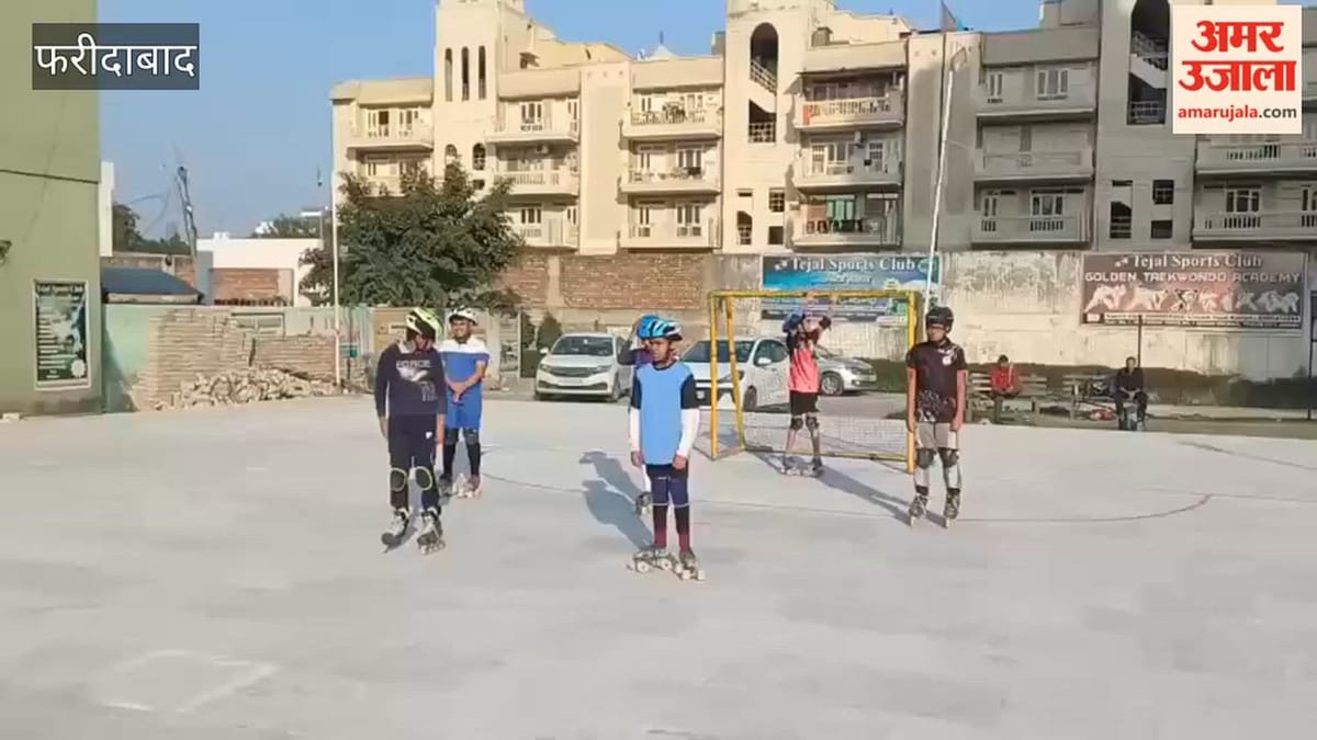 फरीदाबाद में जिला स्तरीय स्केटिंग प्रतियोगिता, नौ खिलाड़ियों का राज्य स्तर के लिए चयन