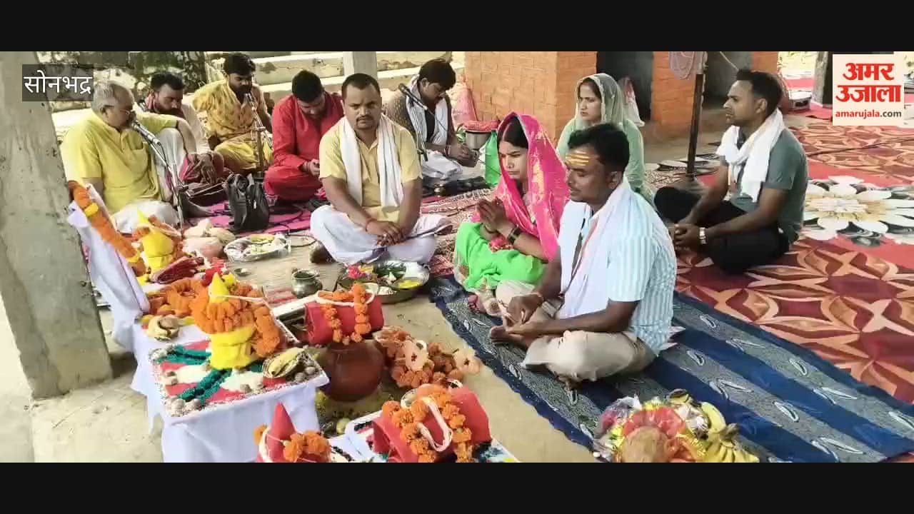 Chandrika Mata Temple relocated for reconstruction idol installed small hut