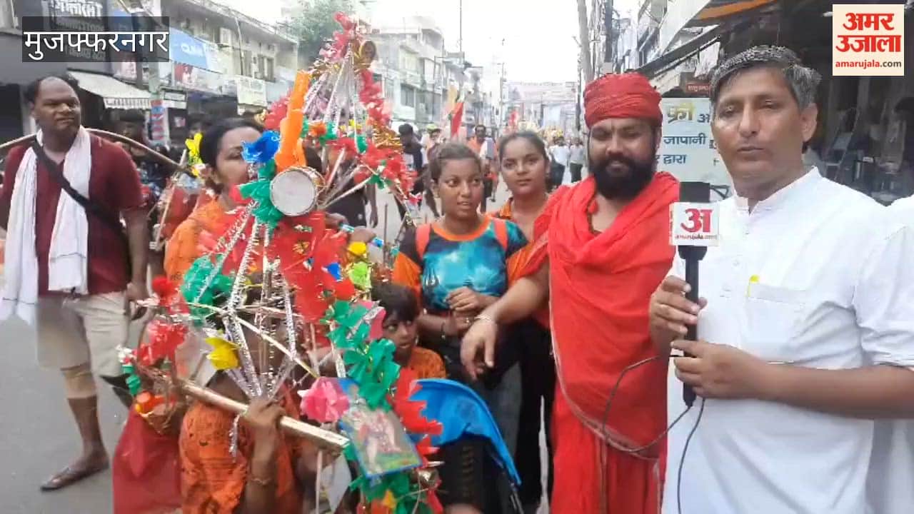 Massive Rush of Shiva Devotees on Kanwar Routes in Muzaffarnagar