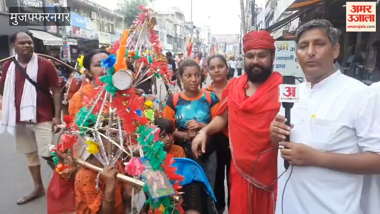 Massive Rush of Shiva Devotees on Kanwar Routes in Muzaffarnagar