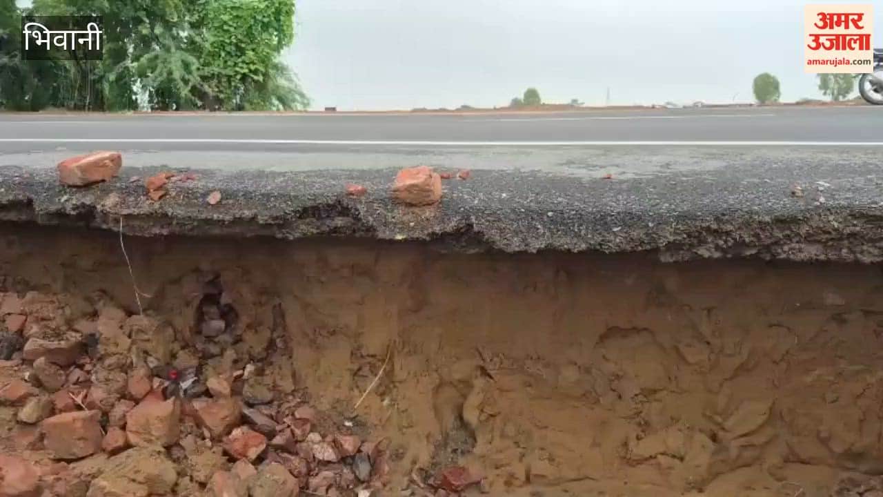 Administrative claims washed away by rain in Bhiwani; layers of corruption exposed on the ground.