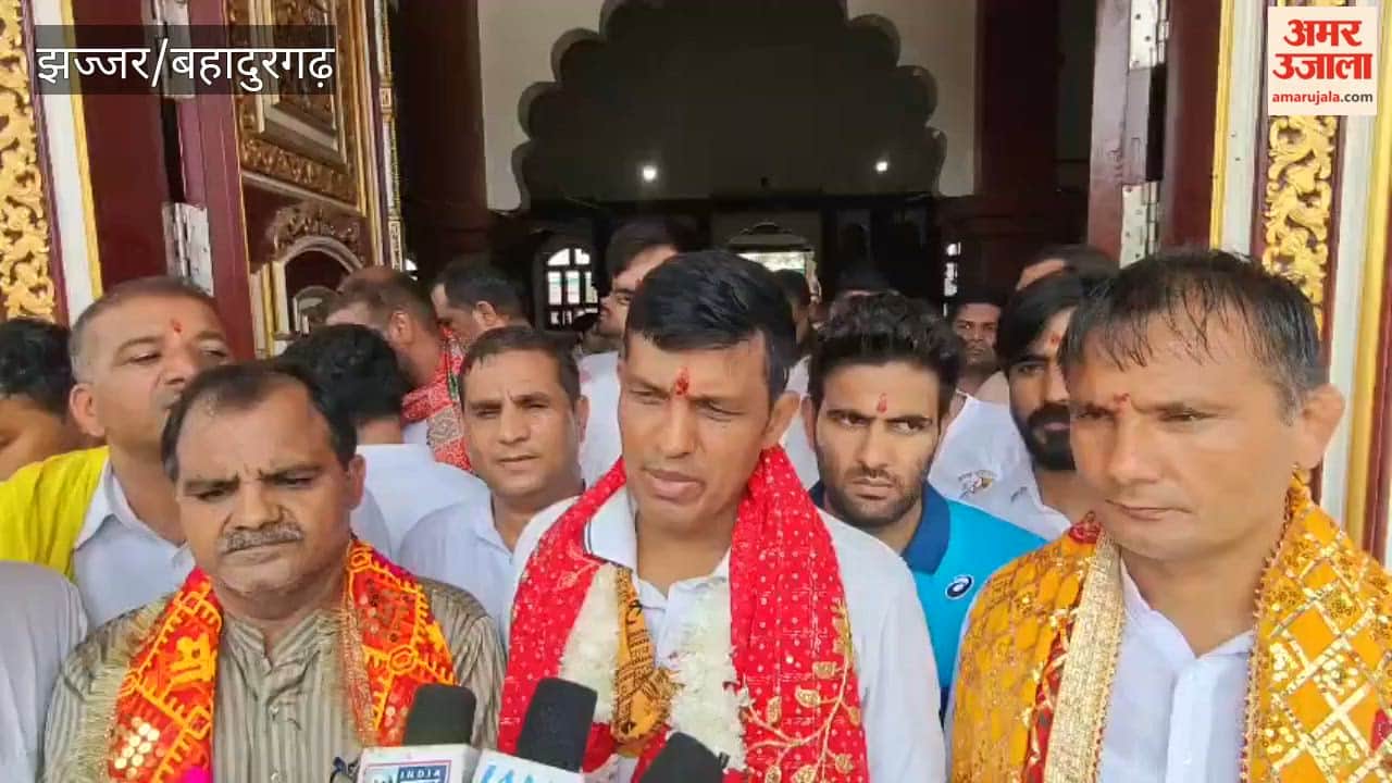 anti-drug Kanwar Yatra arrived in Beri jhajjar; Abhimanyu Yadav, President of the Bharat Nirman Yuva Dal, urged the youth to stay away from drugs.