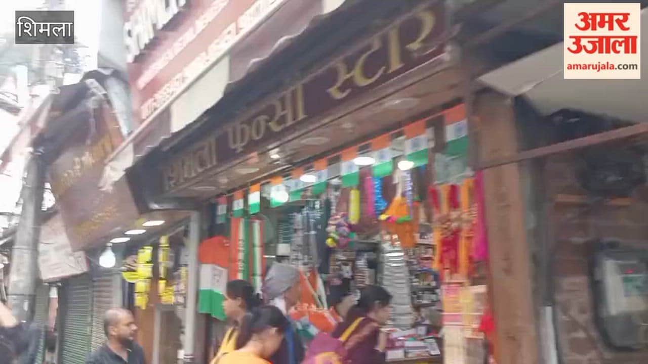 shimla market tricolor items independence day 15 august