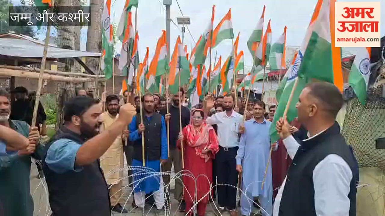 BJP Bandipora Organises Tiranga Rally, Koul, Anwar Khan Leads the rally