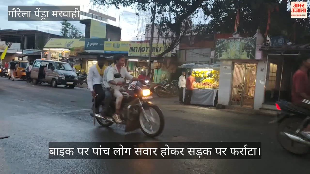 A video showing a blatant disregard for traffic rules at Pendra's Durga Chowk is going viral on social media;
