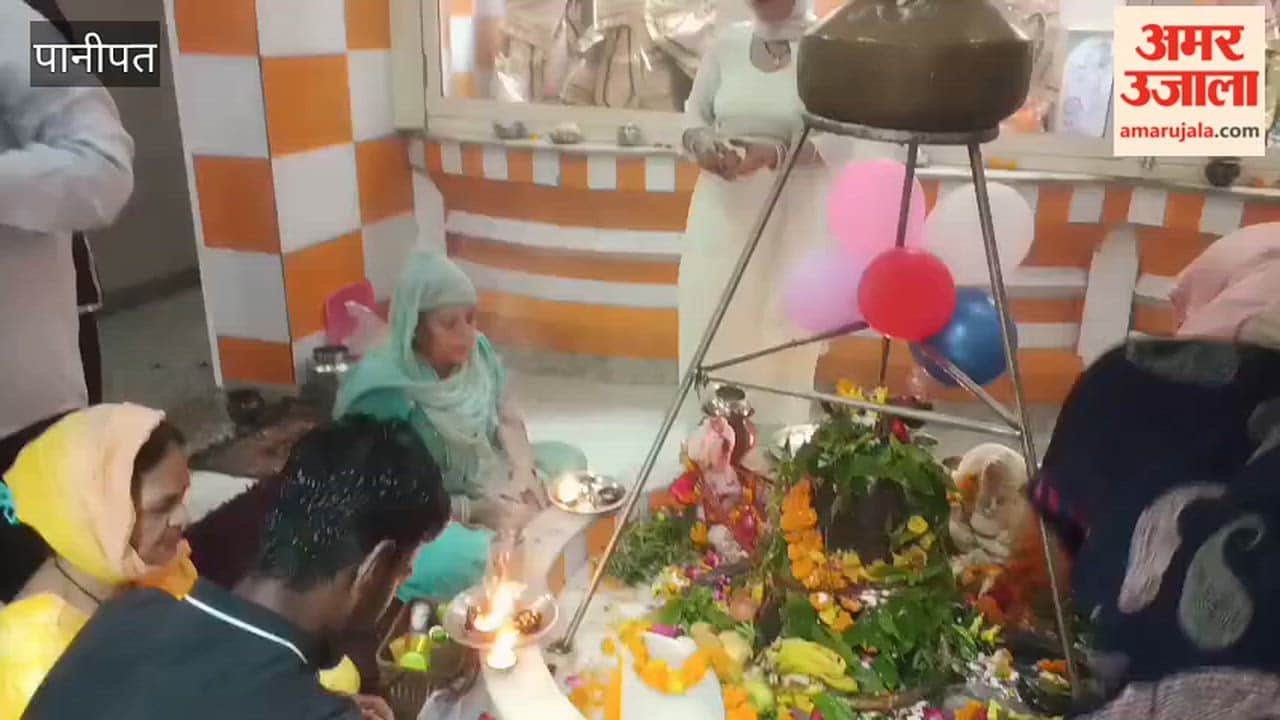 Temples in Panipat echoed with chants of 'Har-Har Mahadev' on Shivratri.