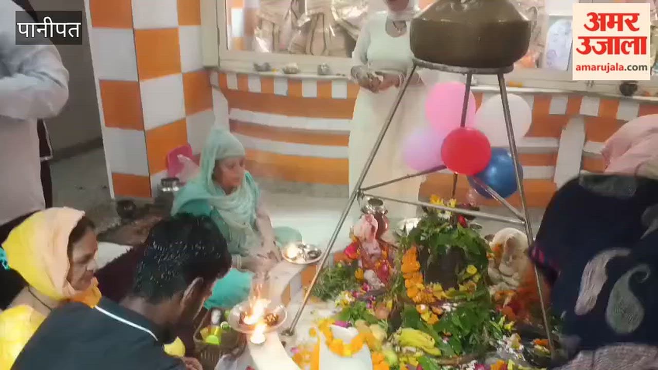 Temples in Panipat echoed with chants of 'Har-Har Mahadev' on Shivratri.