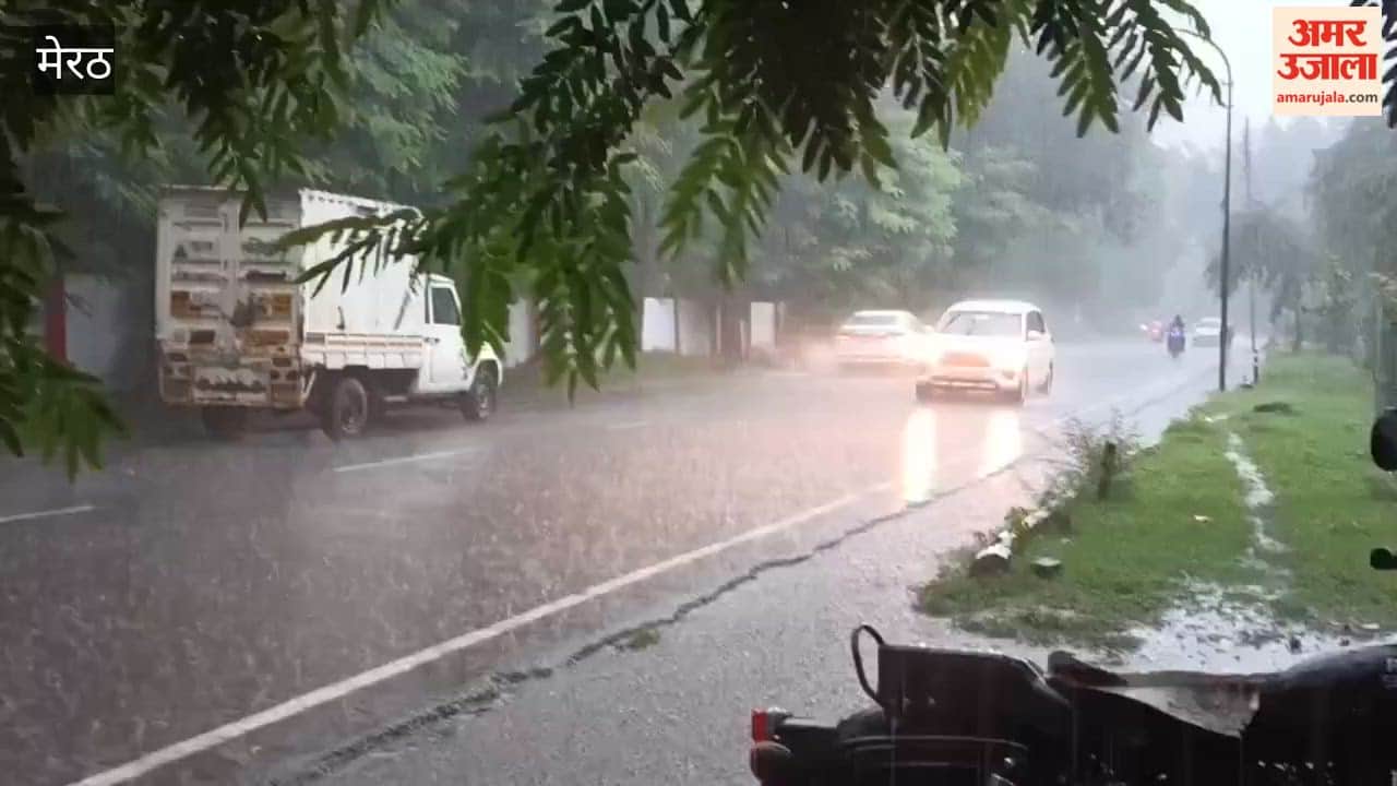 Meerut: Morning Rain Brings Relief From Heat and Humidity, Waterlogging Reported