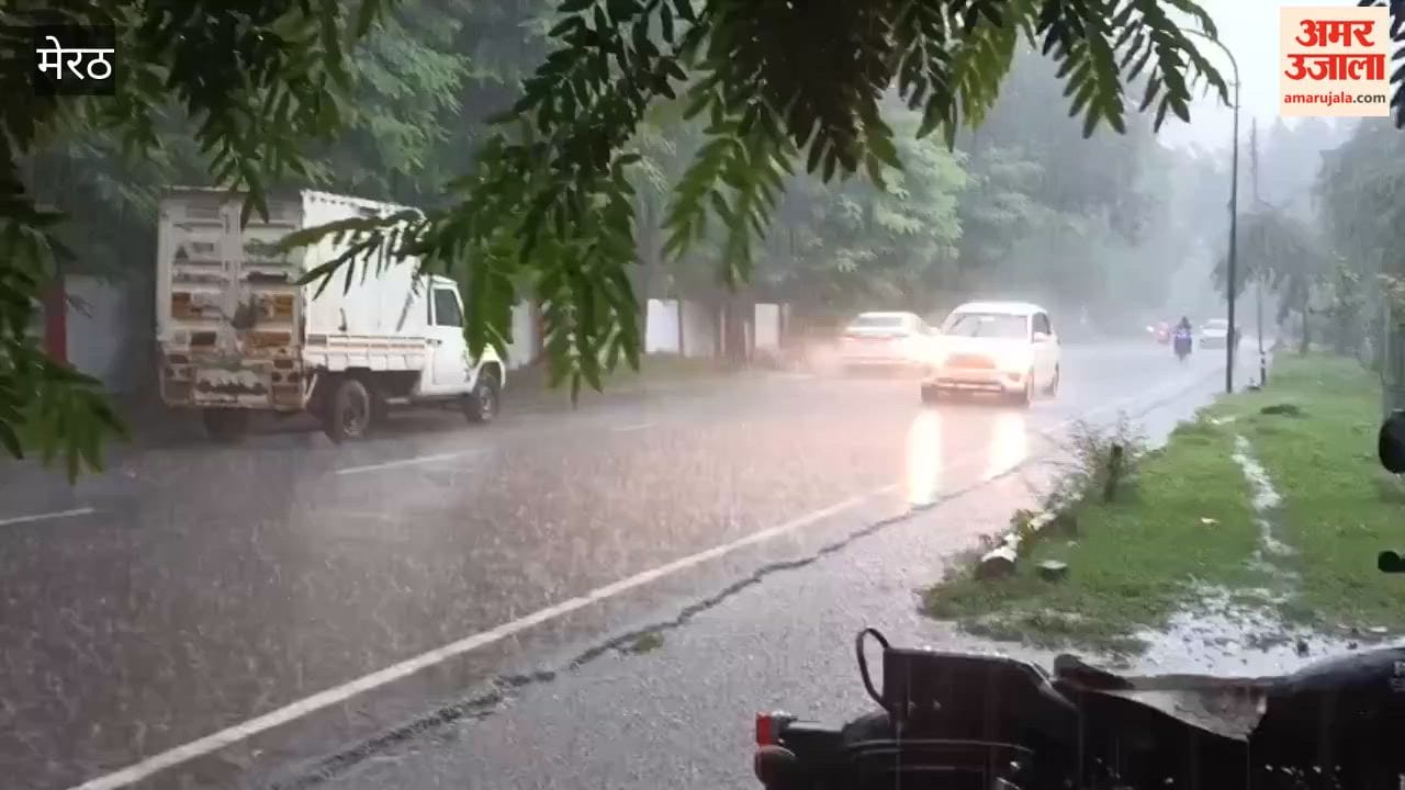 Meerut: Morning Rain Brings Relief From Heat and Humidity, Waterlogging Reported