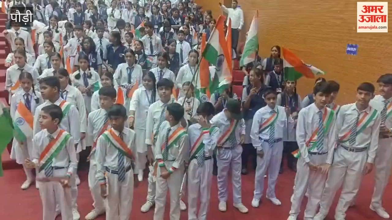 Har Ghar Tiranga Campaign: Grand Tiranga Yatra taken out in Srinagar and Shrikot; Minister Dhan Singh Rawat participated
