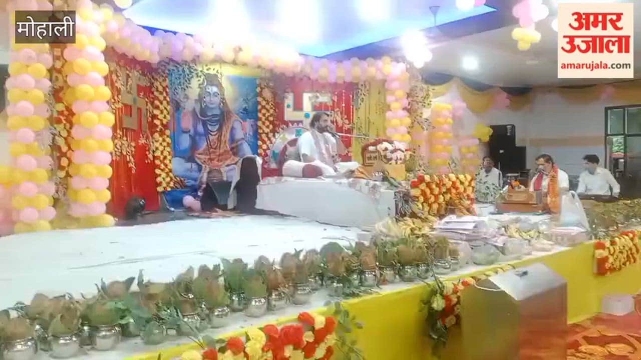 Conclusion of the 10-day Shiv Mahapuran Katha at Shri Satyanarayan Temple, Mohali Sector 70.