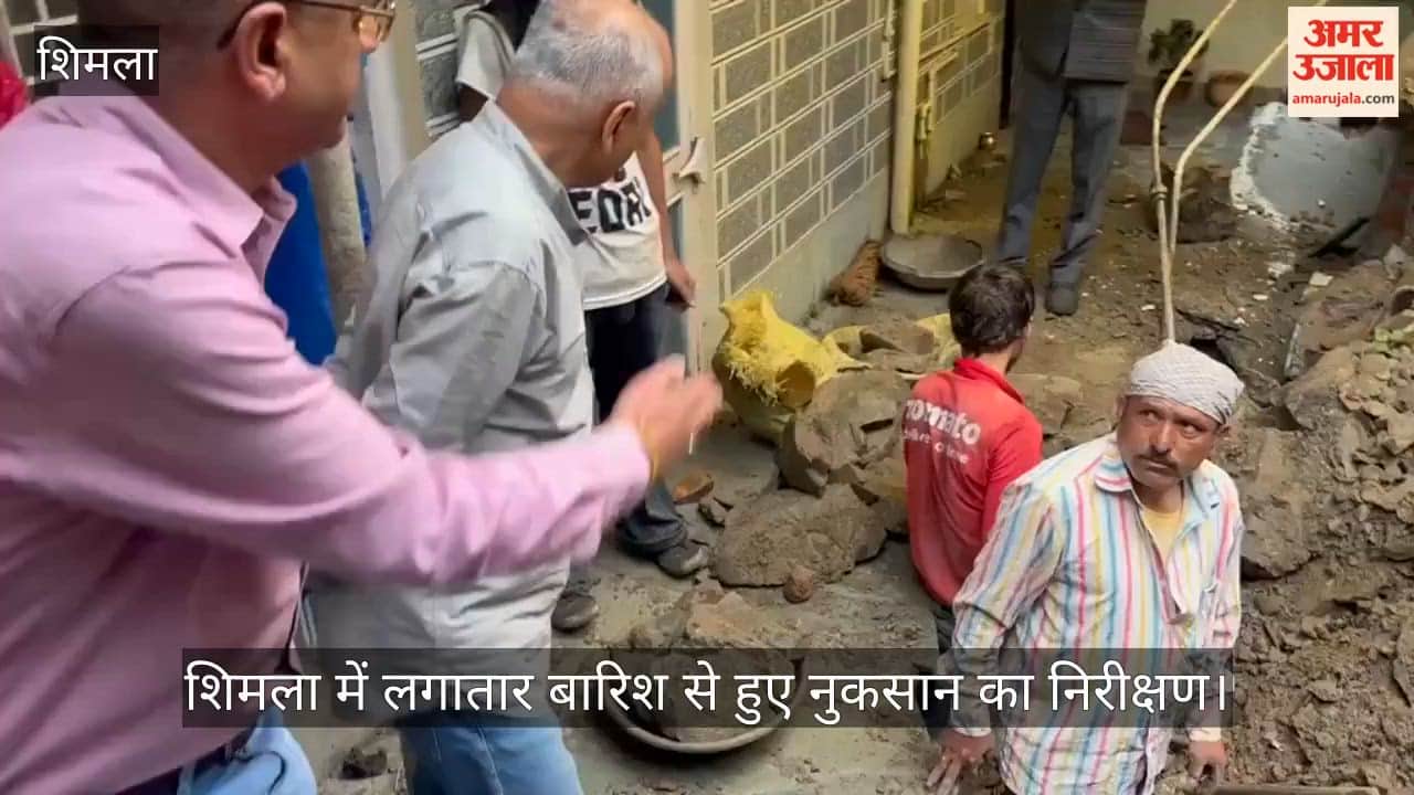 shimla rain damage vikasnagar road mayor surender chauhan
