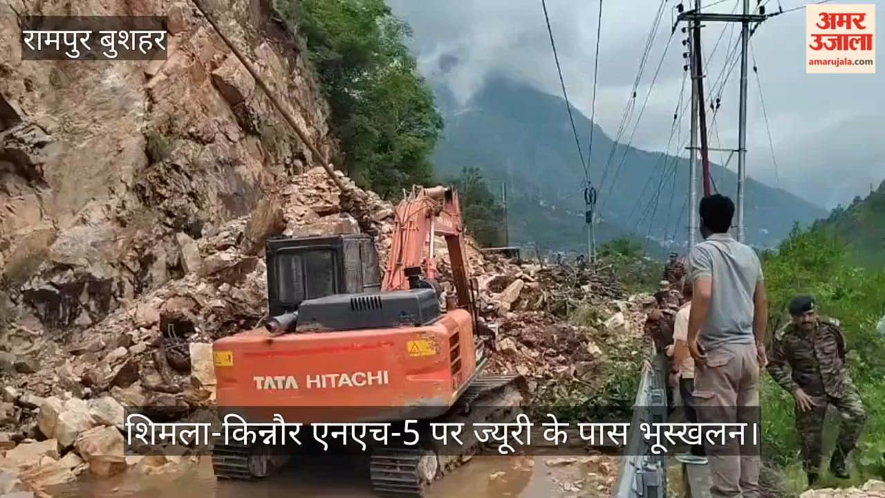 shimla kinnaur nh5 jurri pashada khada landslide road block