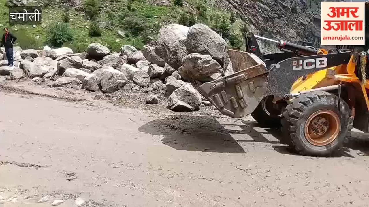 Niti Valley: Work on constructing a temporary motorable road in Tamak Nala has Starts