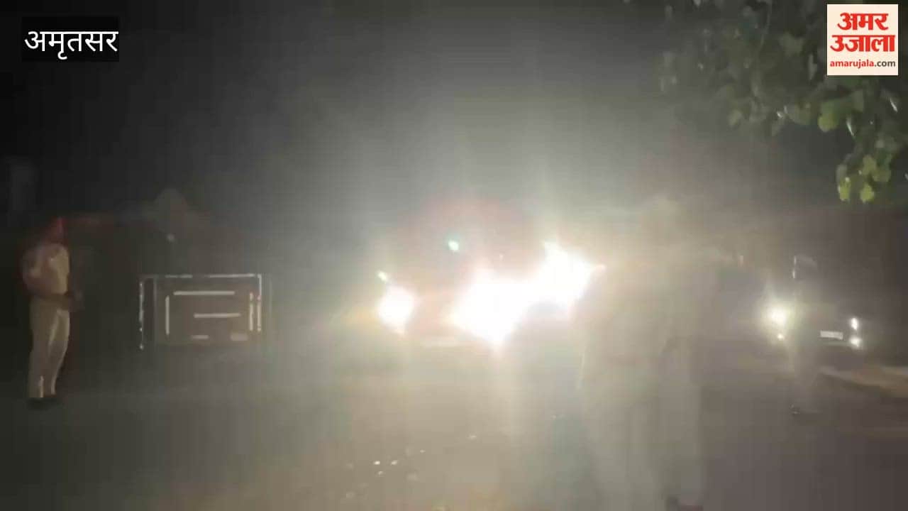 A 'night domination' operation was conducted in Amritsar late at night; vehicle checks were carried out at various locations where checkpoints had been set up.