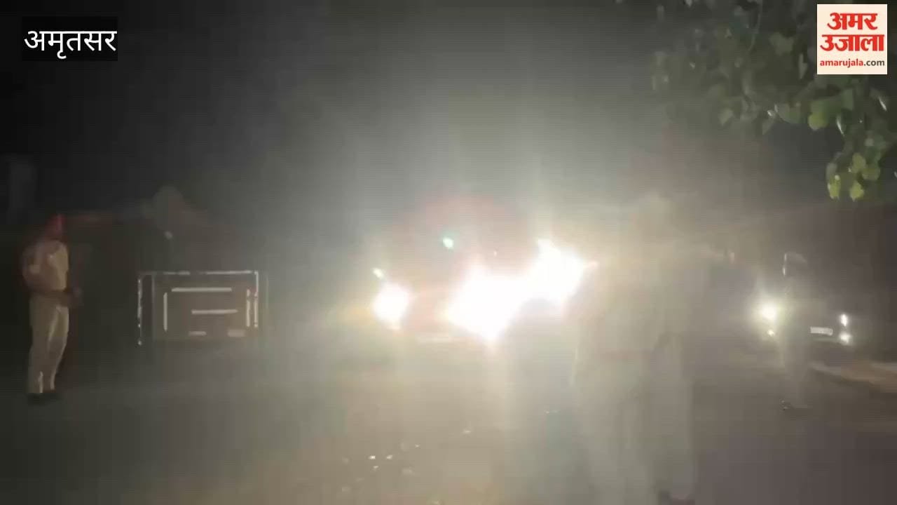 A 'night domination' operation was conducted in Amritsar late at night; vehicle checks were carried out at various locations where checkpoints had been set up.