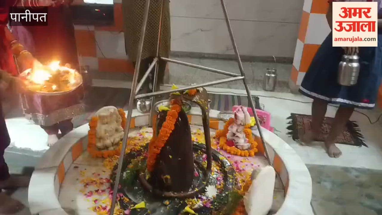 Worship was offered at Shiva temples in Panipat on occasion of 'Sawan Hariyali Amavasya', and chants of "Har-Har Mahadev" echoed at the crack of dawn