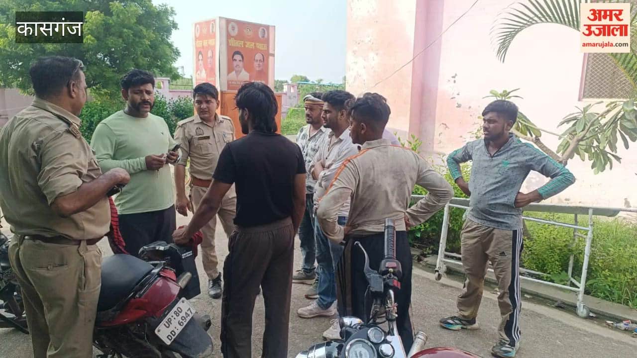 Two Shiva devotees died after their bike collided with a car near the Kali River bridge.