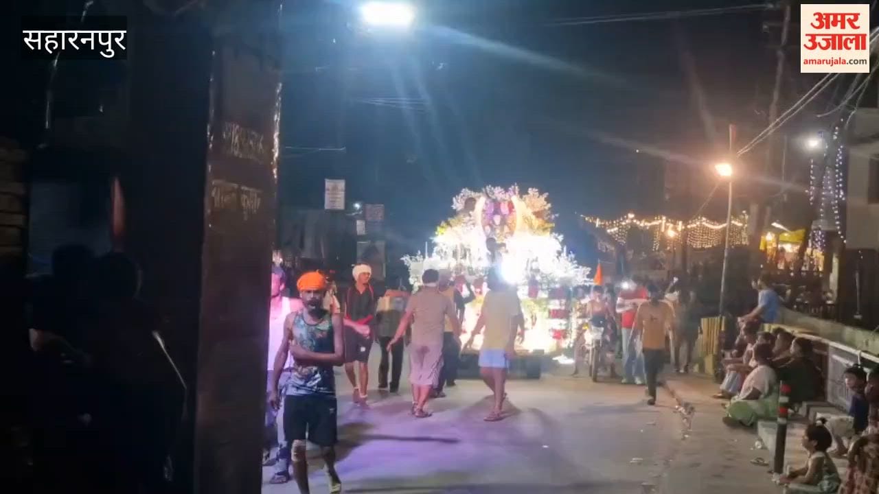 Saharanpur: Dak Kanwariyas Return with Holy Ganga Water from Gangotri and Haridwar