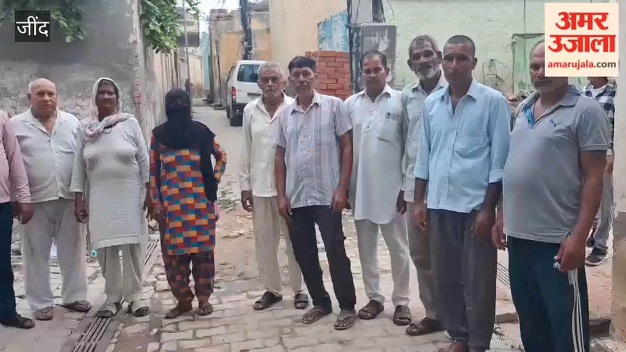 Residents of the Harijan locality in Hat village Safidon, Jind are distressed by the supply of contaminated water expressed their resentment against the administration