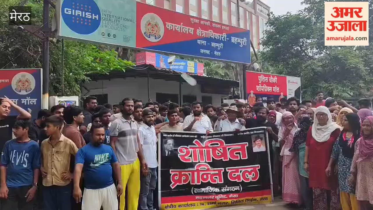 Meerut: Protesters Demand SC/ST Act Action Over Viral Abuse Video, Seek Suspension of Police Station In-charge