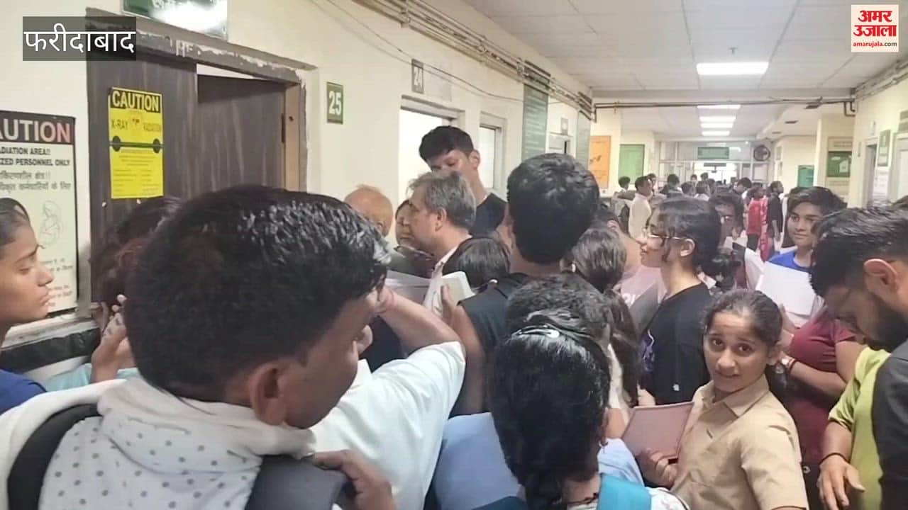 Crowd of players at BK Hospital for age verification certificates