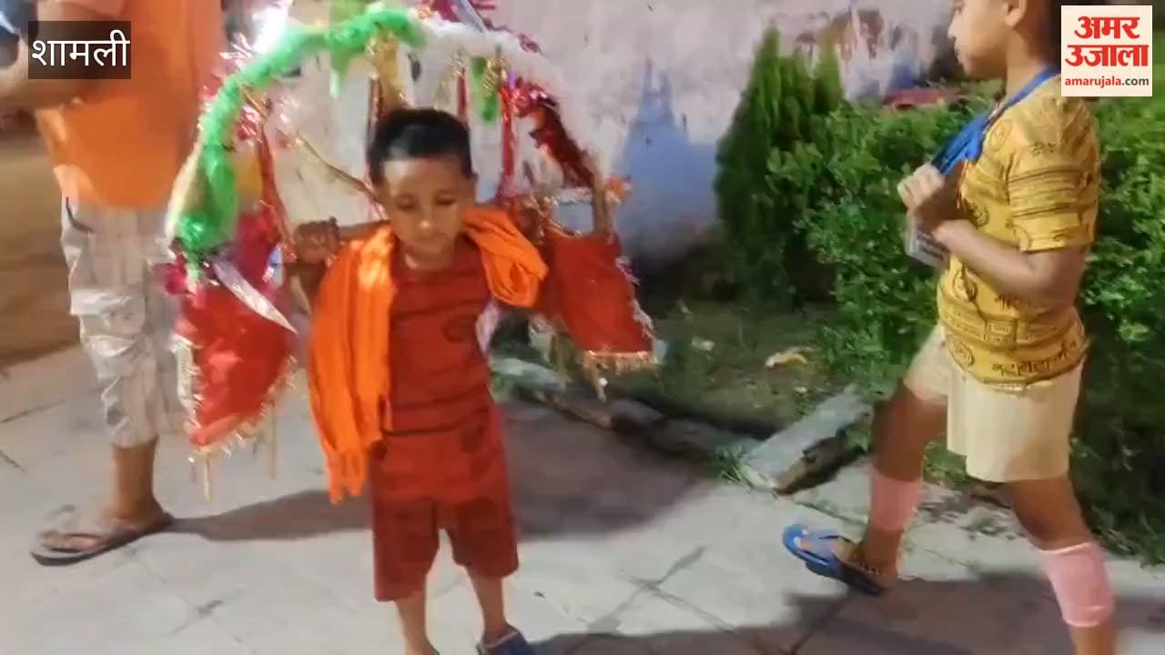 Shamli: Four-Year-Old Sonu Carries Kanwar With Sister, Fulfills Family’s Vow