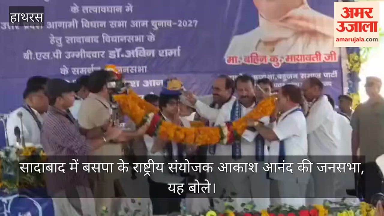 सादाबाद में बसपा के राष्ट्रीय संयोजक आकाश आनंद की जनसभा, यह बोले