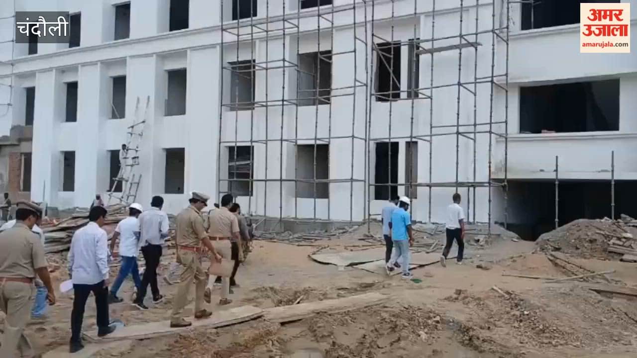 DM and SP upset over sluggish pace of work at police lines under construction