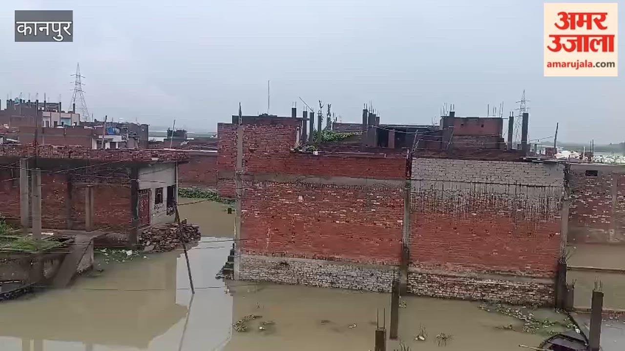 Shuklaganj: Ganga water level crosses warning mark again; residents face increased hardship