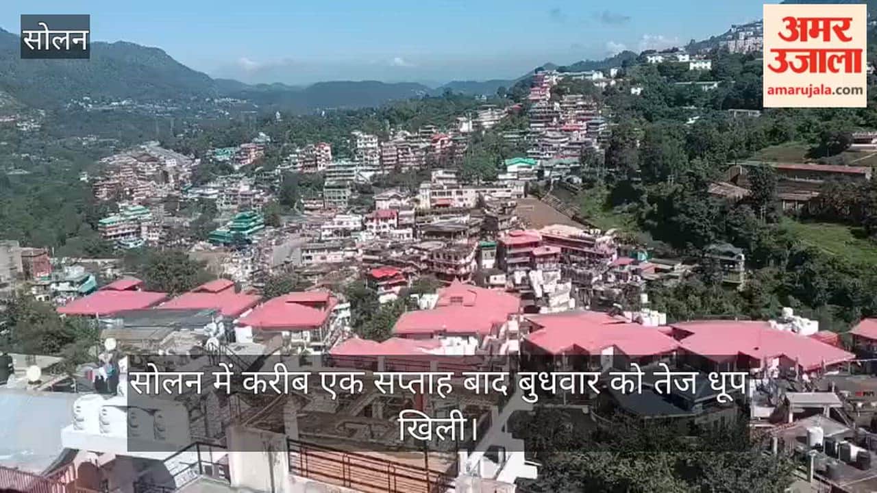 solan weather sunshine after one week rain relief