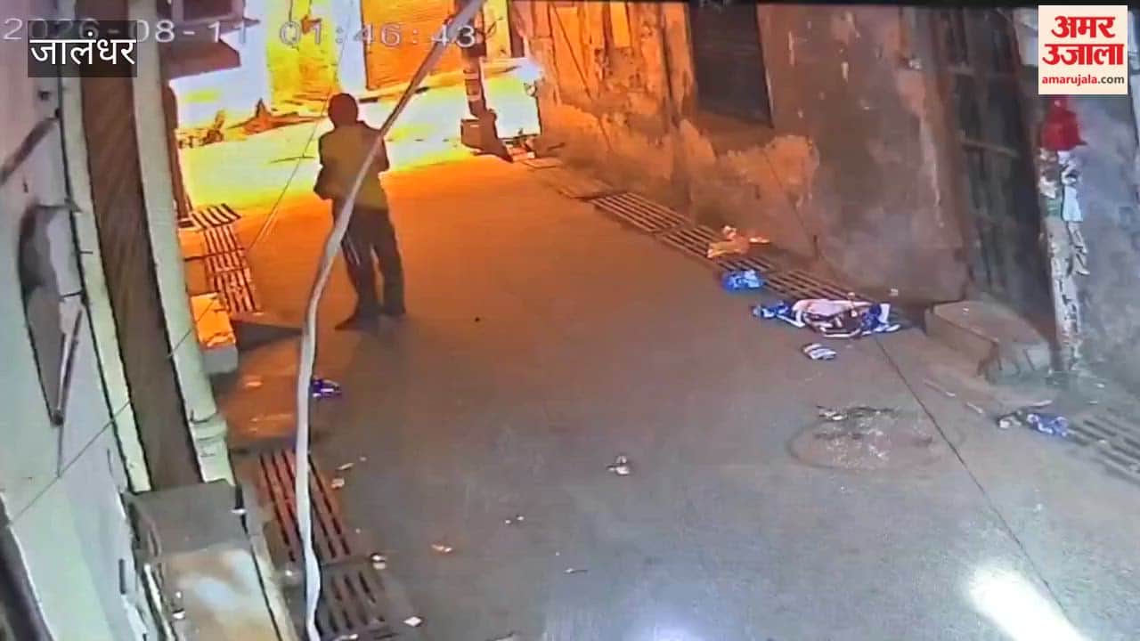 Theft at a locked house in Phillaur after breaking the lock; incident captured on CCTV.
