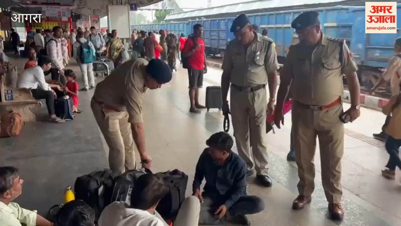 Vigilance increased at Mathura Junction for Independence Day