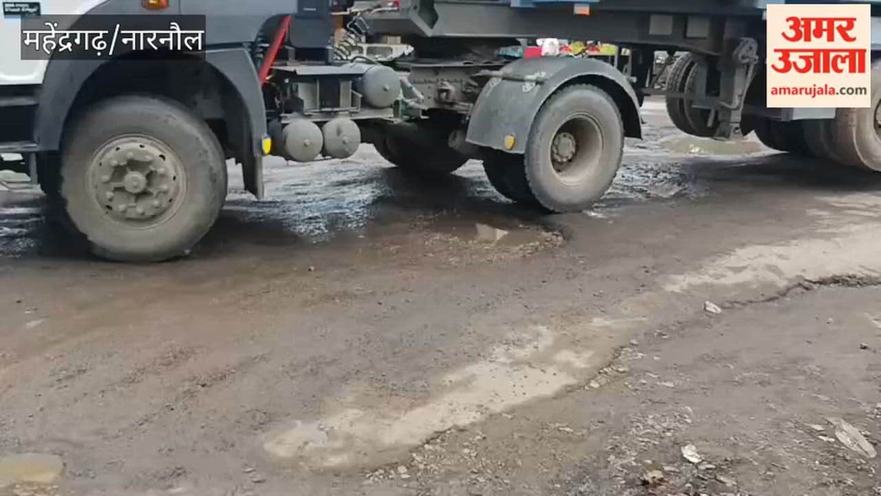 Nizampur roads crumble again in the rain; deep potholes increase the risk of accidents.