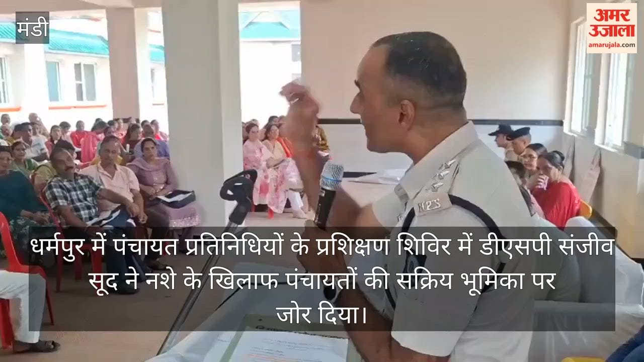dharampur panchayats role anti drug campaign dsp sanjeev sood