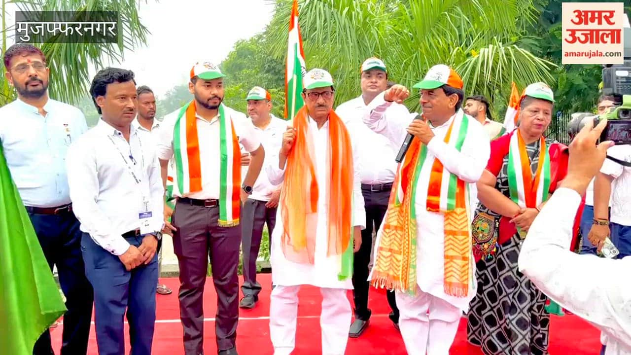 Muzaffarnagar: Tiranga Rally Held in Muzaffarnagar, Youth Raise Vande Mataram Slogans