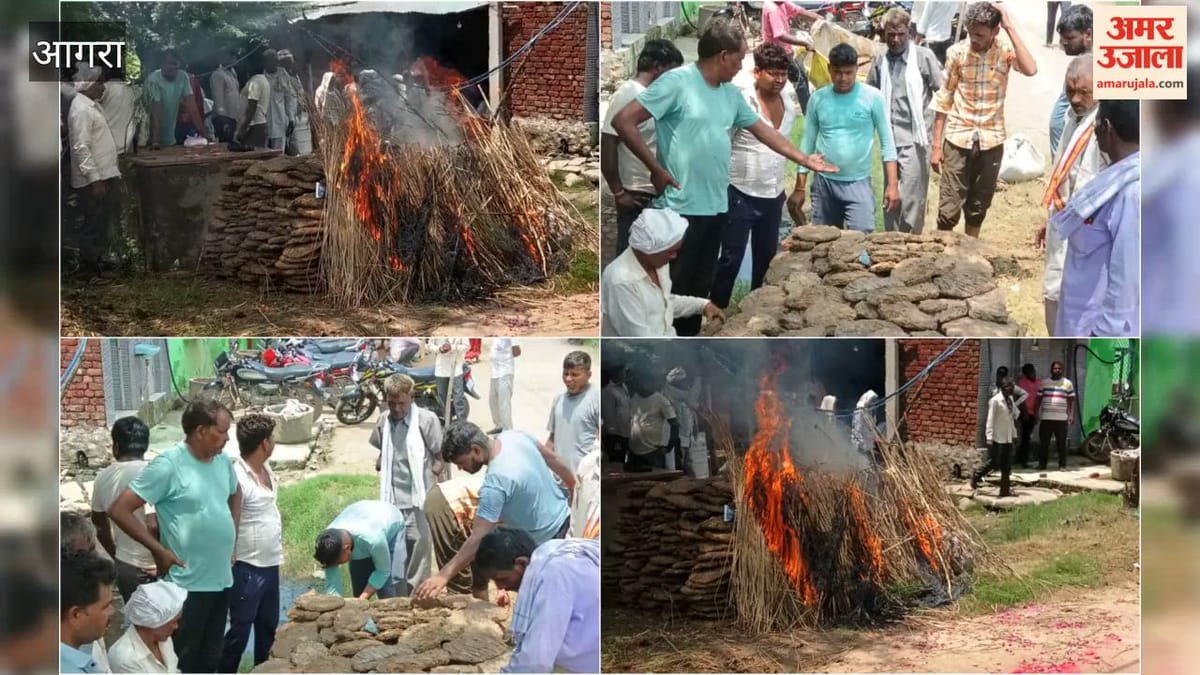 VIDEO: श्मशान घाट हुआ जलमग्न, अंतिम संस्कार के लिए भी न मिली जगह; सड़क किनारे हुआ वृद्धा का अंतिम संस्कार